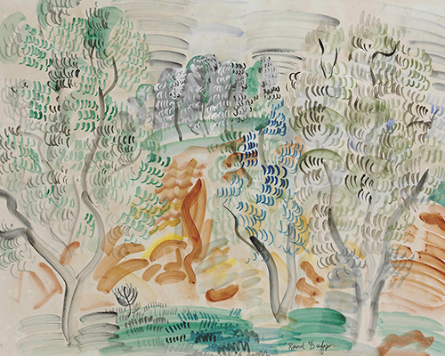 Oliviers - Raoul Dufy