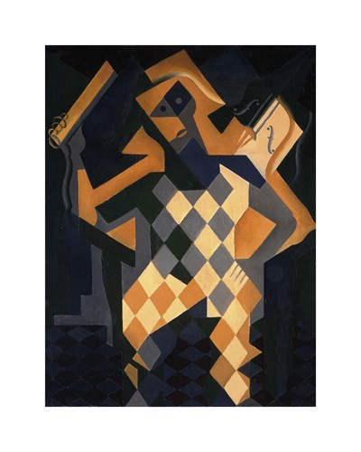 Harlequin With Violin - Juan Gris
