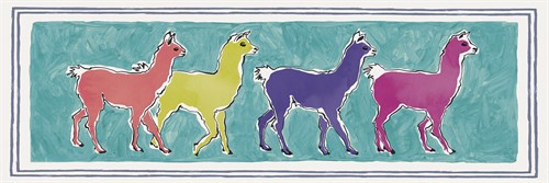 A Party of Llamas - Kristine Hegre