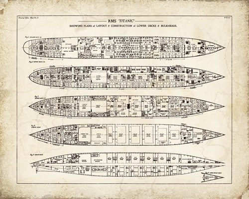 Titanic Blueprint Vintage II - The Vintage Collection