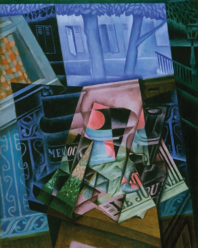 Still Life before an Open Window - Juan Gris