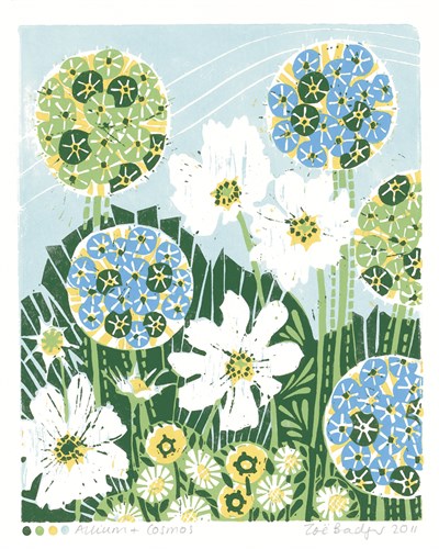 Allium and Cosmos - Zoe Badger