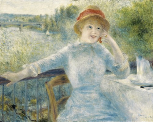 Alphonsine Fournaise, 1879 - Pierre Auguste Renoir