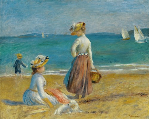 Figures on the Beach, 1890 - Pierre Auguste Renoir