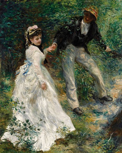 La Promenade, 1870 - Pierre Auguste Renoir