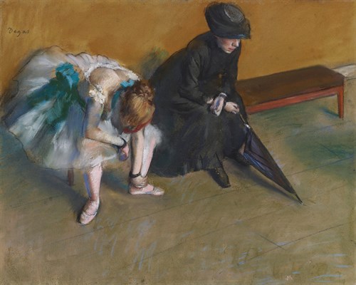 L'Attente, c.1882 - Edgar Degas