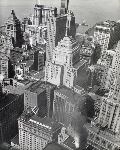 Financial District Rooftops, Manhattan - Berenice Abbott