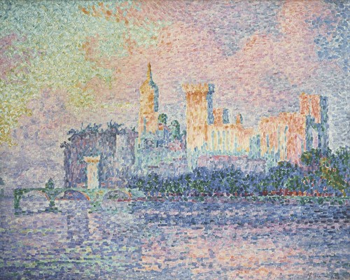 Le Chateau des Papes, 1909 - Paul Signac