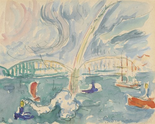 Rotterdam (Arc-en-Ciel) - Paul Signac