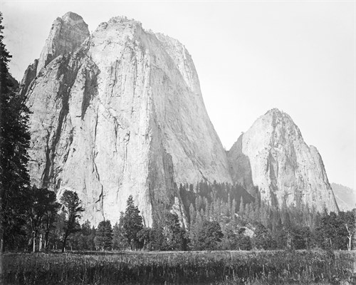 Cathedral Rock, Yosemite - Carleton E Watkins
