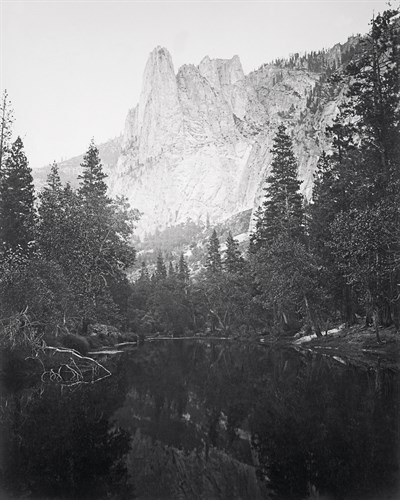 The Sentinel 3270 ft., Yosemite - Carleton E Watkins