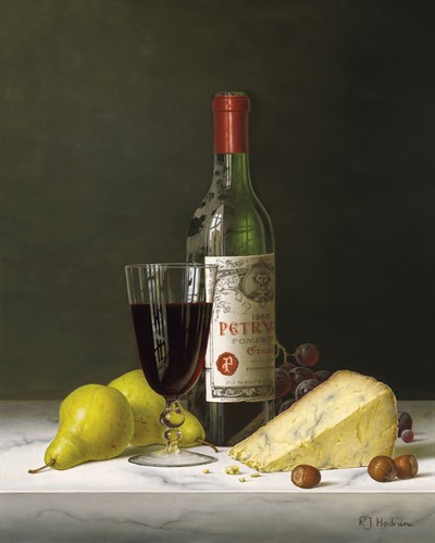 Chateau Petrus with Pears and Cheese - Roy Hodrien