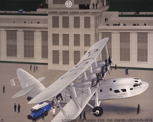 Loading Mails for the Empire, Croydon - Harold Sandys Williamson