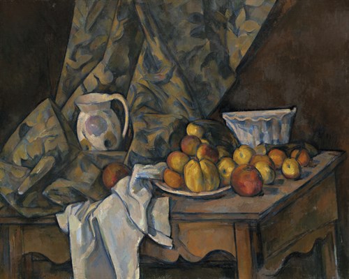 Still Life with Apples and Peaches - Paul Cezanne