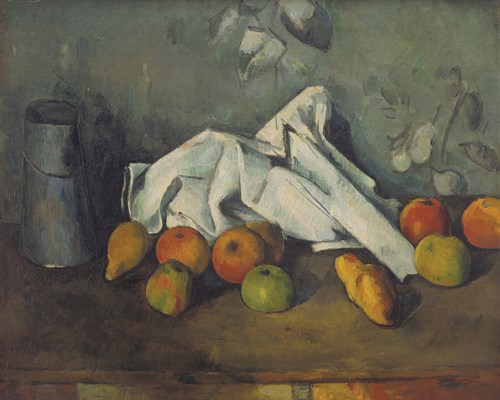 Milk Can and Apples - Paul Cezanne