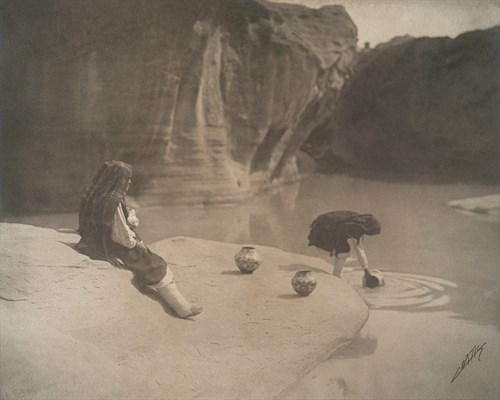 The Old Well of Acoma, 1904 - Edward Sheriff Curtis