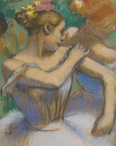 Danseuse Rajustant ses Epaulettes - Edgar Degas
