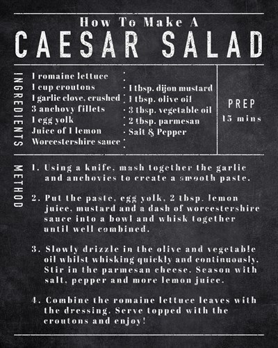 Rustic Recipe - Caesar Salad - Tom Frazier