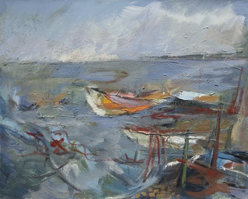 Boats at Anchor - Tuema Pattie