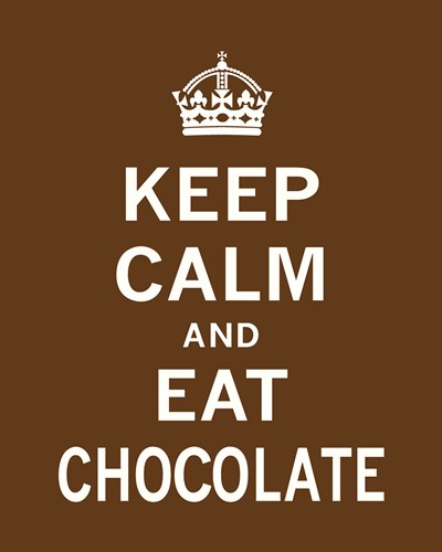 Keep Calm and Eat Chocolate - The Vintage Collection