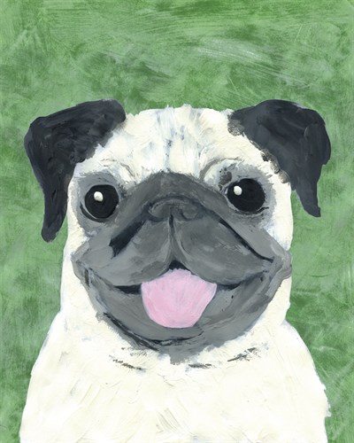 Painted Dogs - Pug - Belle Poesia