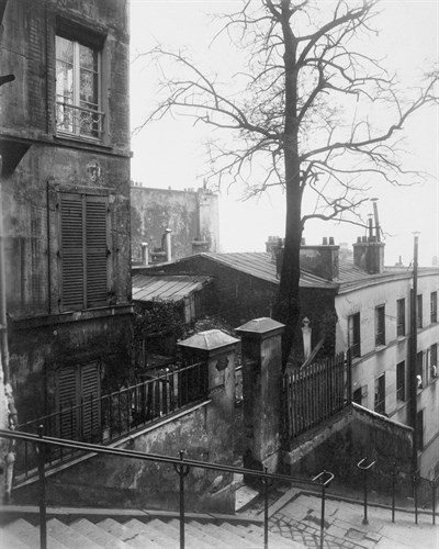 French Staircase, Montmartre, 1921 - Eugene Atget