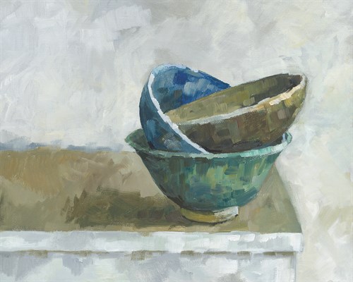 Stacked Bowls on a Table - Steven Johnson