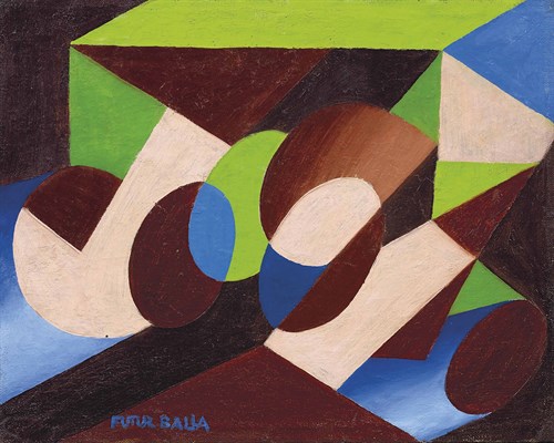 Cioccolato reclam per il Bal-Tic-Tac - Giacomo Balla