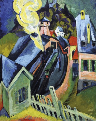 Königstein Station - Ernst Ludwig Kirchner