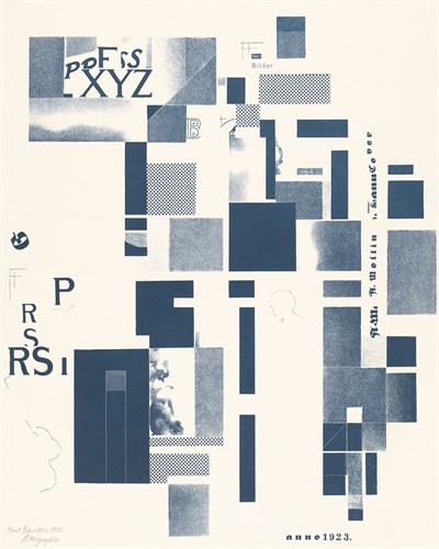 Composition with Typographical Elements - Kurt Schwitters