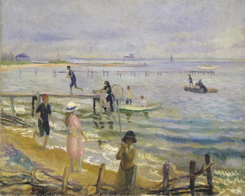 Jetties at Bellport, 1912 - William James Glackens