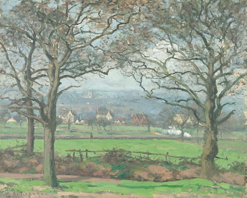 Near Sydenham Hill - Camille Pissarro