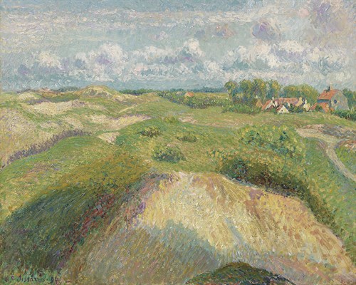 Dunes in Knokke, sun effect - Camille Pissarro
