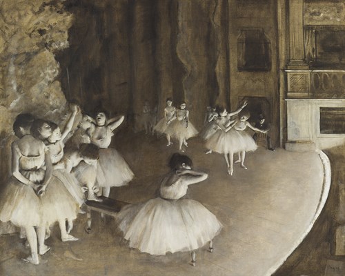Répétition d'un Ballet sur la Scène, 1874 - Edgar Degas