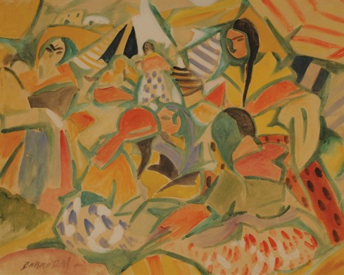 Campamento Gitano, 1918 - Rafael Barradas