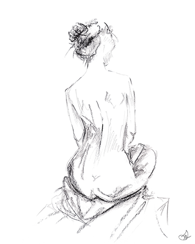 Boudoir Nude - Contemplate - Stella  Chang