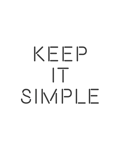 Keep It Simple  - Otto Gibb