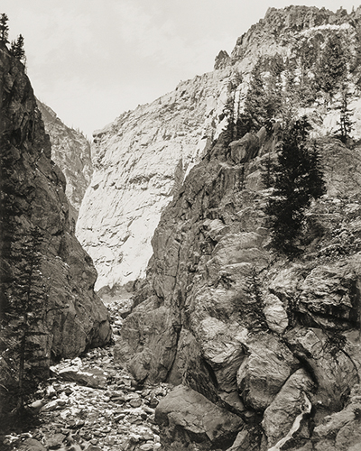 Toltec Gorge and Tunnel - William Henry Jackson