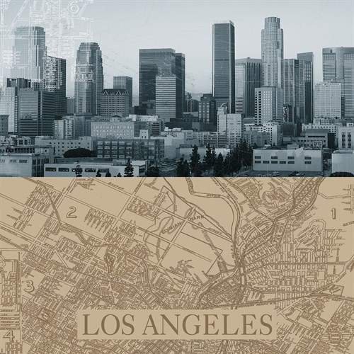 LA Map I - The Vintage Collection