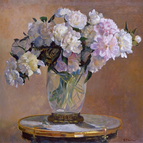 Composition with Peonies - Valeriy Chuikov