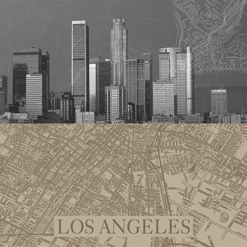 LA Map II - The Vintage Collection