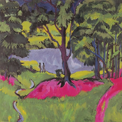 Lake in the Bohemian Forest - Ernst Ludwig Kirchner