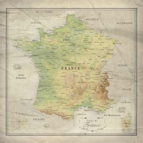 Carte de France - The Vintage Collection