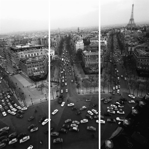 View from the Arc de Triomphe - Trio - Paul Almasy