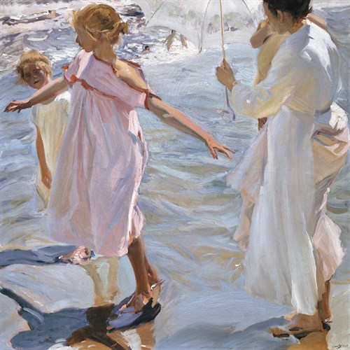 Time for a Bathe, Valencia - Joaquín Sorolla y Bastida