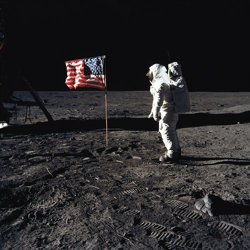 Apollo 11 Extra Vehicular Activity - Contemporary Photography