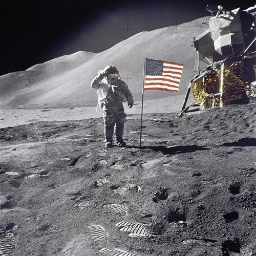 Lunar Salute - Contemporary Photography