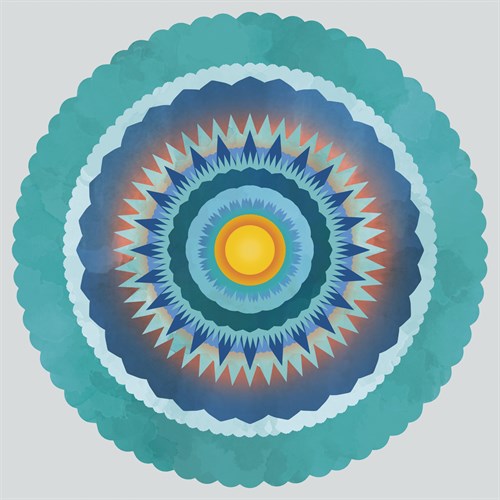 Mandala Floral - Cobalt - Sam Kemp