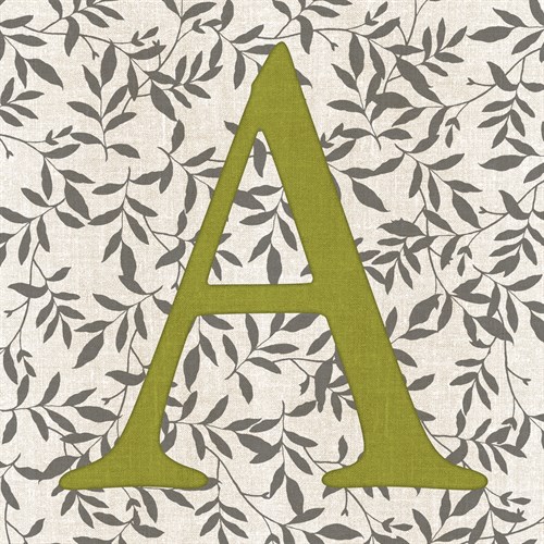 Leafy Letter - A - Belle Poesia
