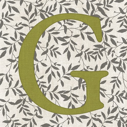 Leafy Letter - G - Belle Poesia